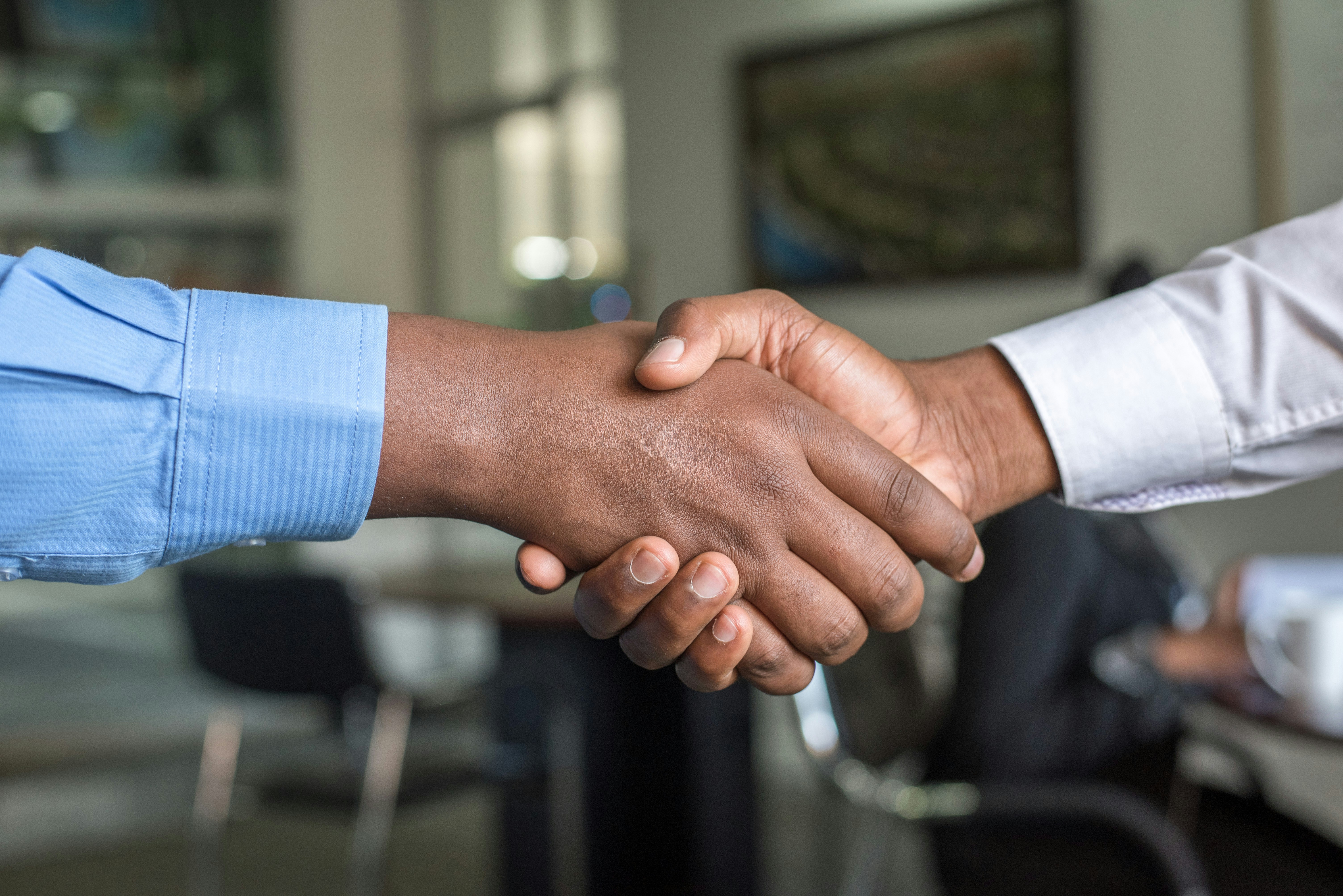 Partnership handshake